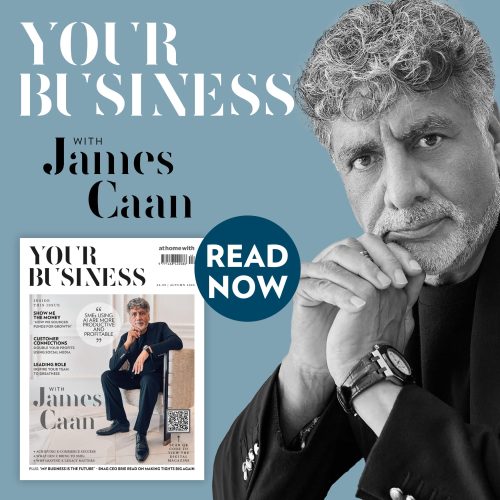Autumn 2026 edition of Your Business with James Caan, featuring Clive Loseby’s article on website accessibility.