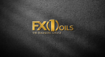 FX1 Oils Logo on a slate background