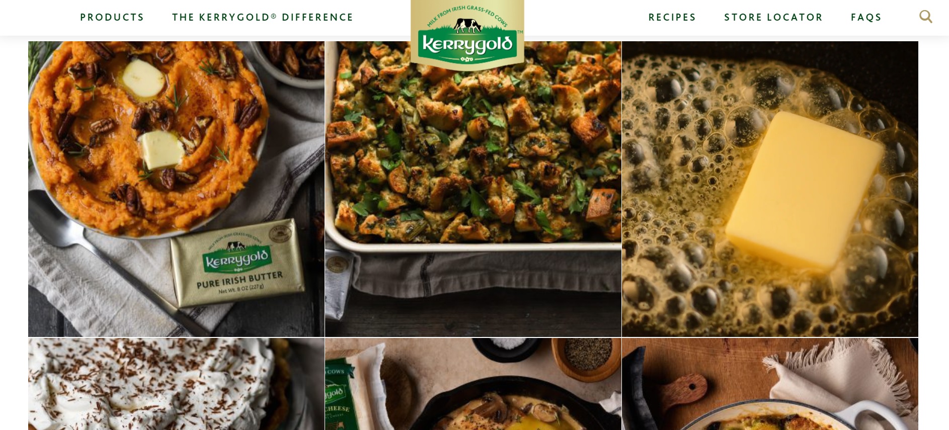 Screenshot of kerrygoldusa.com