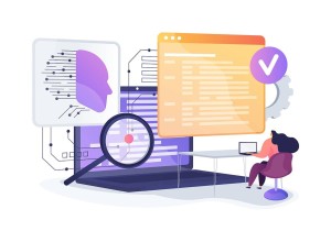 AI-Powered Code Review Platforms abstract concept 