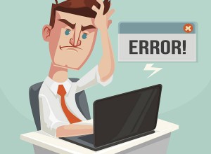 A man at his computer struggling with coding errors on his website. If you want an error-free website, call us today! 01243 776399