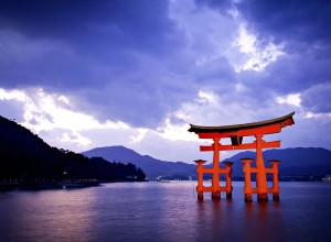 Torii gate at Miyajima, Japan