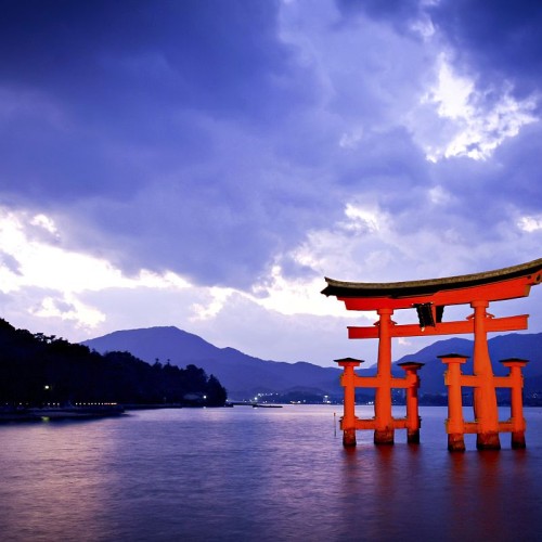 Torii gate at Miyajima, Japan