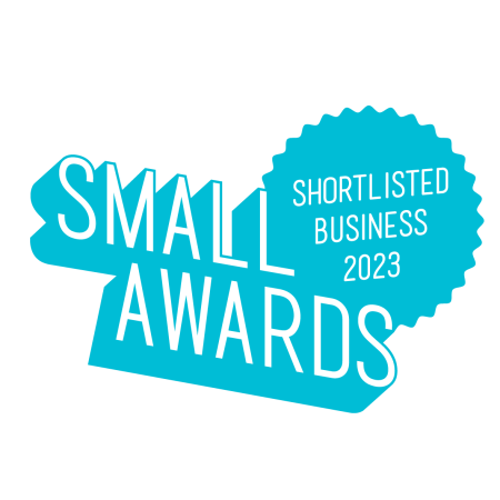 Small Awards Shortlisted Badge 2023