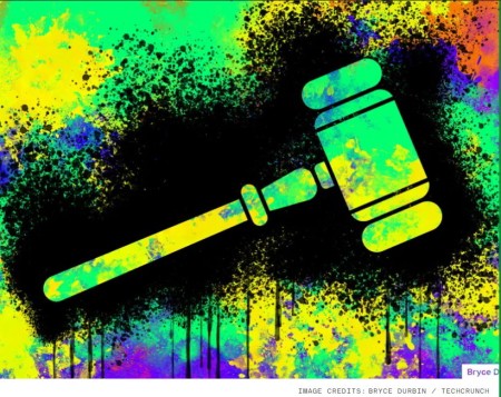  A judge's gavel over a coloured background.  Image credits: Bryce Durbin / Techcrunch