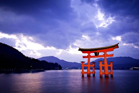 Torii gate at Miyajima, Japan