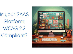 cartoon illustration of a desktop computer. with a complicated platform on it