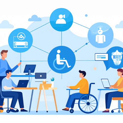 Illustration showing what is web accessibility and how website accessibility training improves user inclusion